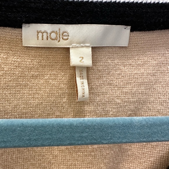 Maje Oversized Rhinestone Sweater Vest - New without tags - Picture 6 of 8